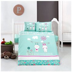 Arya комплект в кроватку Bunny (4 предмета) мятный
