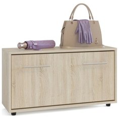 Обувница СОКОЛ ТП-3 , размер (ШхГ): 90х28.7 см , цвет: дуб сонома