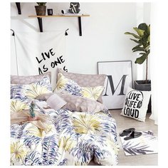 Постельное белье Евро, 4 наволочки Tango (Танго) TS04-X150 код1005, Сатин, 50x70 и 70x70