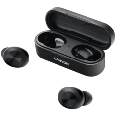 Беспроводные наушники Canyon TWS-1 (CNE-CBTHS1), black