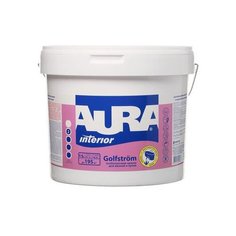 Краска Aura Interior Golfstrom влагостойкая моющаяся матовая белый 15 л