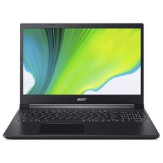 Ноутбук Acer Aspire 7 A715-75G-74R5 (Intel Core i7 9750H 2600MHz/15.6"/1920x1080/8GB/512GB SSD/NVIDIA GeForce GTX 1650 Ti 4GB/DOS) NH.Q88EU.009, черный