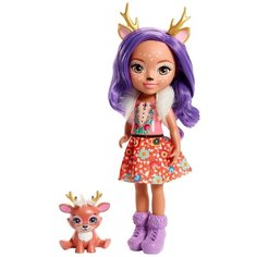 Кукла Enchantimals Данэсса Оленни с любимой зверюшкой, 31 см, FRH54