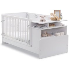 Кроватка Cilek Baby с тумбой 20.24/30.1021.00 (трансформер) Cotton