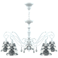Люстра MAYTONI Classic 20 E3-05-WM-LMP-O-2-CRL-E3-05-TR-DN, E14, 200 Вт