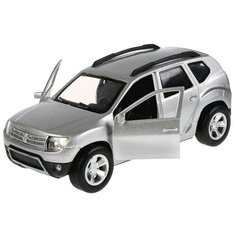 Внедорожник ТЕХНОПАРК Renault Duster, 12 см, серебристый