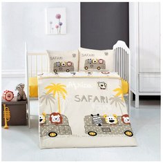 Arya комплект в кроватку Safari (4 предмета) бежевый