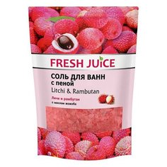 Fresh Juice Соль для ванн Litchi & Rambutan, пакет, 500 г
