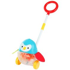Каталка-игрушка Ути-Пути Веселая птичка (61363) голубой / зеленый / красный