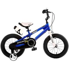 Детский велосипед Royal Baby RB14B-6 Freestyle 14 Steel синий (требует финальной сборки)