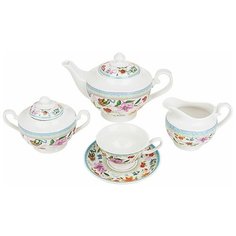 Чайный сервиз Nouvelle Home "Восточная лилия" (подарочная упаковка), 6 персон, 15 предм.