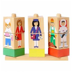 Кубики Томик Профессии 10 деталей 4545-5 Томик
