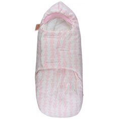 Конверт-мешок Топотушки Масик Ёлочка белый/розовый