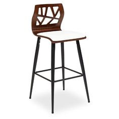 Стул TetChair Taiga (4042B), дерево/искусственная кожа, цвет: орех/белый