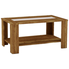 Столик журнальный СБК Кельн, ДхШ: 90 х 55 см, дуб галифакс табак