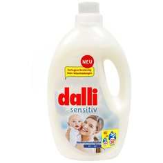 Гель для стирки Dalli Sensitiv для детского белого и цветного белья, 20 стирок, 2.75 л, бутылка