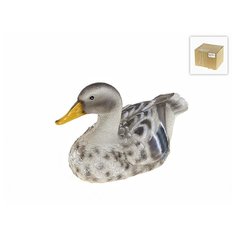 Фигурка для водоемов, декоративная "Серая утка", 27,5x14x15 см Gloria