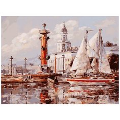 Картина по номерам "Санкт-Петербург. Кунсткамера", 30x40 см Белоснежка