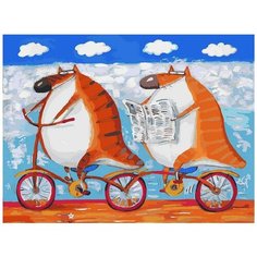 Картина по номерам "Вояж", 30x40 см Белоснежка