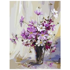 Картина по номерам "Космея", 30x40 см Белоснежка