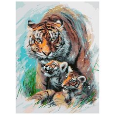 Картина по номерам "Попробуй подойди", 30x40 см Белоснежка