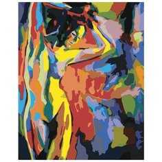 Картина по номерам "Женское тело", 40x50 см