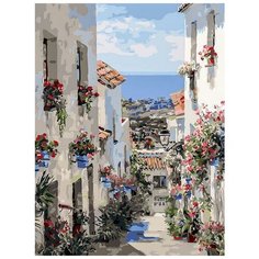 Картина по номерам "Испания. Михас", 30x40 см Белоснежка