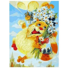 Картина по номерам "День Рождения", 30x40 см Белоснежка