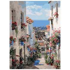 Картина по номерам "Испания. Михас", 30x40 см Белоснежка