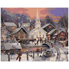 Картина по номерам Живопись по Номерам "Накануне Рождества", 40x50 см