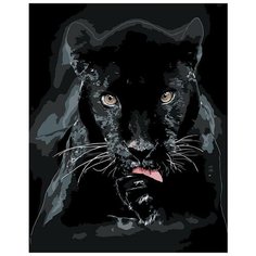 Картина по номерам Живопись по Номерам "Черная пантера", 40x50 см