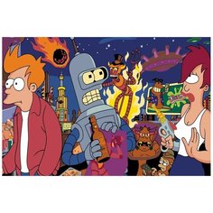 Картина по номерам Живопись по Номерам "Футурама", 40x60 см