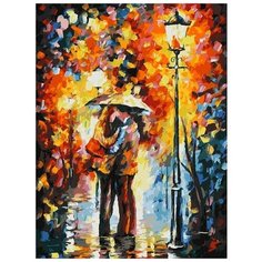 Картина по номерам Белоснежка "Осеннее свидание", 30x40 см