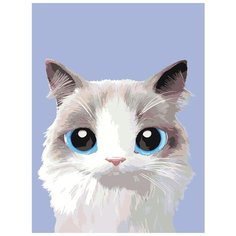 Картина по номерам Живопись по Номерам "Котенок Бэмби", 30x40 см