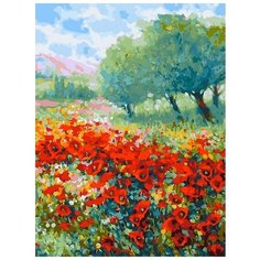 Картина по номерам Белоснежка "Весна в Провансе", 30x40 см