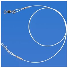 Поводок флюрокарбоновый Mikado "Jaws Light Fluorocarbon", 25 см, 8 кг, 2 штуки