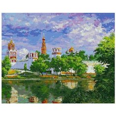 Картина по номерам "Новодевичий монастырь", 40x50 см Белоснежка