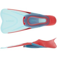 Ласты для снорклинга детские SNK 500 розовый EU30/31 SUBEA X Декатлон Decathlon