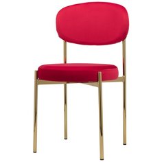 Стул Series 430 красный велюр с золотыми ножками Storeforhome