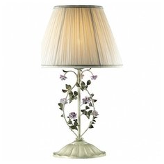 Настольная лампа декоративная Odeon Light, 1х60W, кремовый, размеры (мм)-310x520, плафон - белый