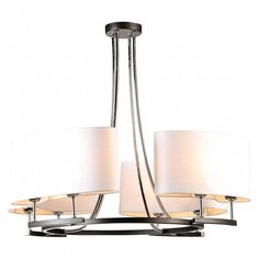 Люстра на штанге Escada, 8х60W, хром, размеры (мм)-745x610, плафон - кремовый