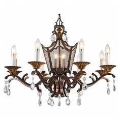 Подвесная люстра Favourite, 12х40W, коричневый, размеры (мм)-810х1600, плафон - коричневый, неокрашенный