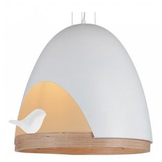 Подвесной светильник Favourite, 1х60W, белый, размеры (мм)-300x1825, плафон - белый, светло-коричневый