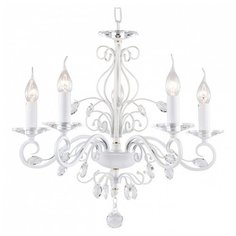 Подвесная люстра Favourite, 5х40W, белый, размеры (мм)-570х1450, плафон - неокрашенный