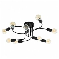 Потолочная люстра Eglo ПРОМО, 9х40W, черный, размеры (мм)-700x260
