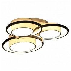 Потолочная люстра Escada, 3х23,4W, коричневый, размеры (мм)-830x650x120, 3000, 4000, 6500К, плафон - белый