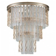 Подвесной светильник Favourite, 9х40W, золото, размеры (мм)-670x1770, плафон - белый