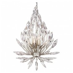 Подвесная люстра Favourite, 5х40W, серебро, размеры (мм)-480x1680, плафон - неокрашенный