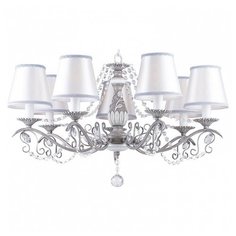 Подвесная люстра F-promo, 7х40W, белый, размеры (мм)-720x1440, плафон - белый с каймой