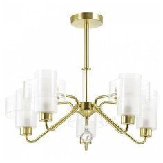 Люстра на штанге Lumion, 5х40W, золото, размеры (мм)-470x620, плафон - белый, неокрашенный